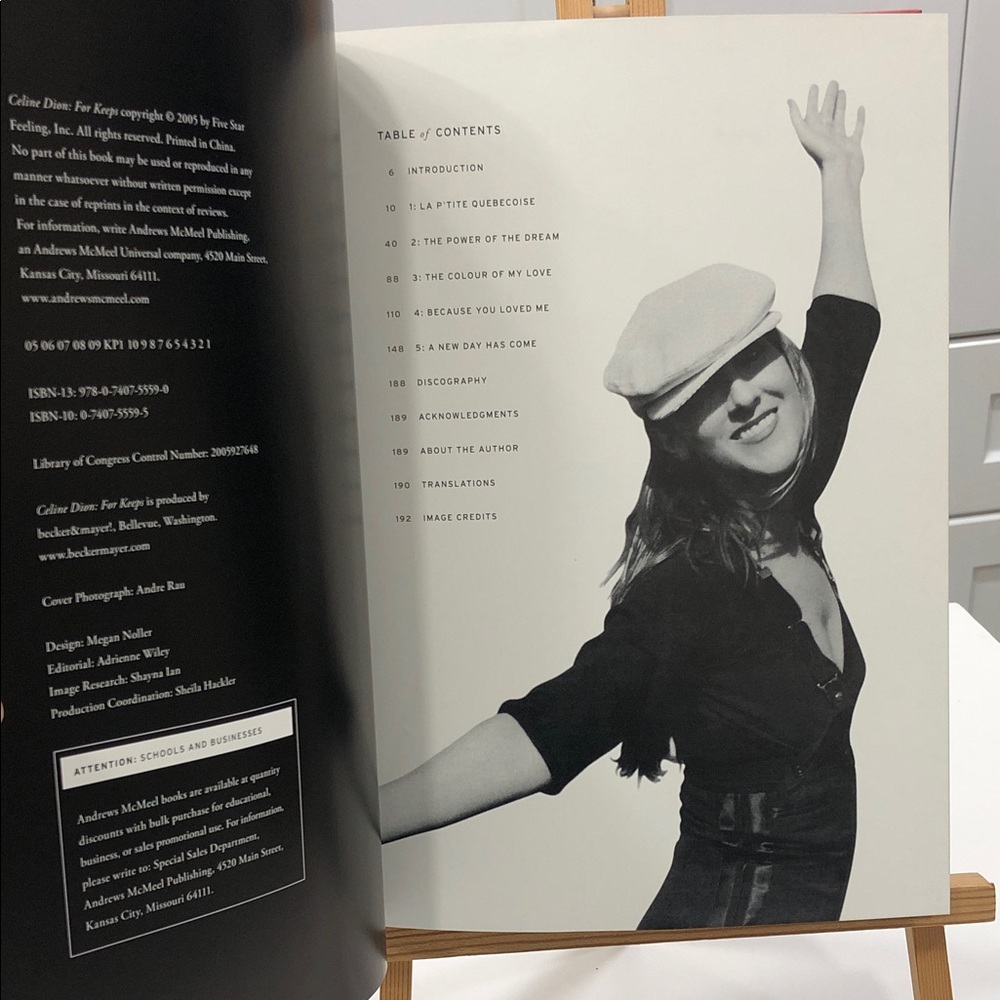 Celine Dion For Keeps By Jenna Glatzer Collector’s Edition Hardcover Book 2005 - Picture 5 of 15